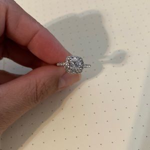 CZ engagement ring
